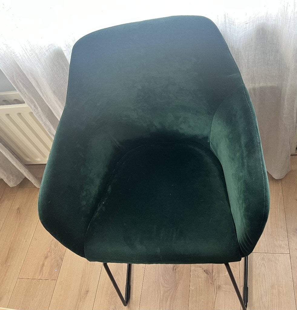 IKEA TOSSBERG stoelen, Ophalen, Gebruikt, Zwart, Stof