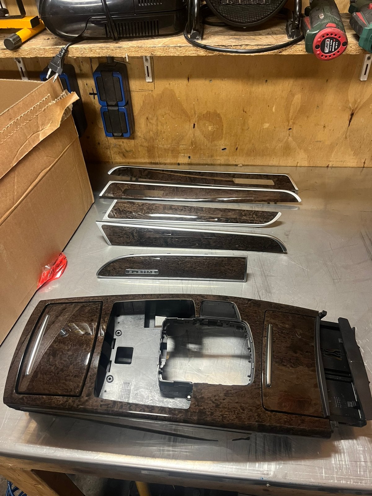 Audi a6 s6 4f interieurlijsten,  middenconsole, Auto-onderdelen, Interieur en Bekleding, Ophalen of Verzenden, Gebruikt, Audi