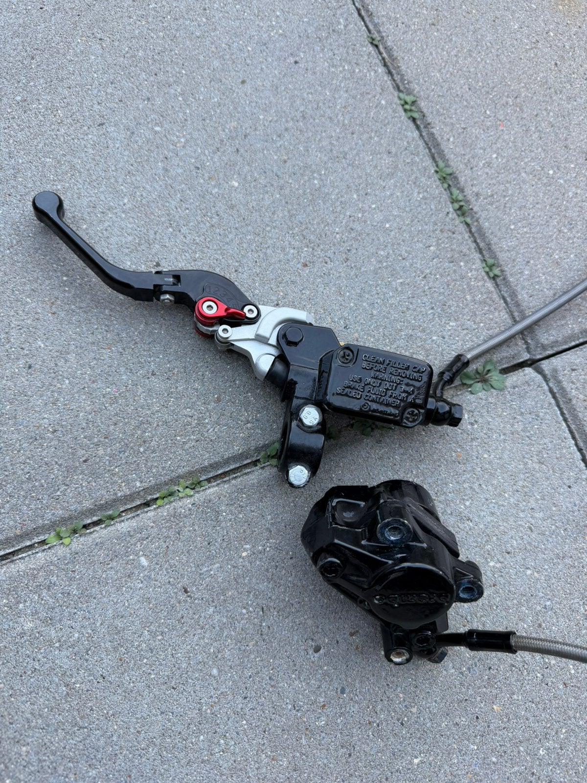 Yamaha aerox brembo remset achter, Fietsen en Brommers, Ophalen of Verzenden, Gebruikt, Overige typen