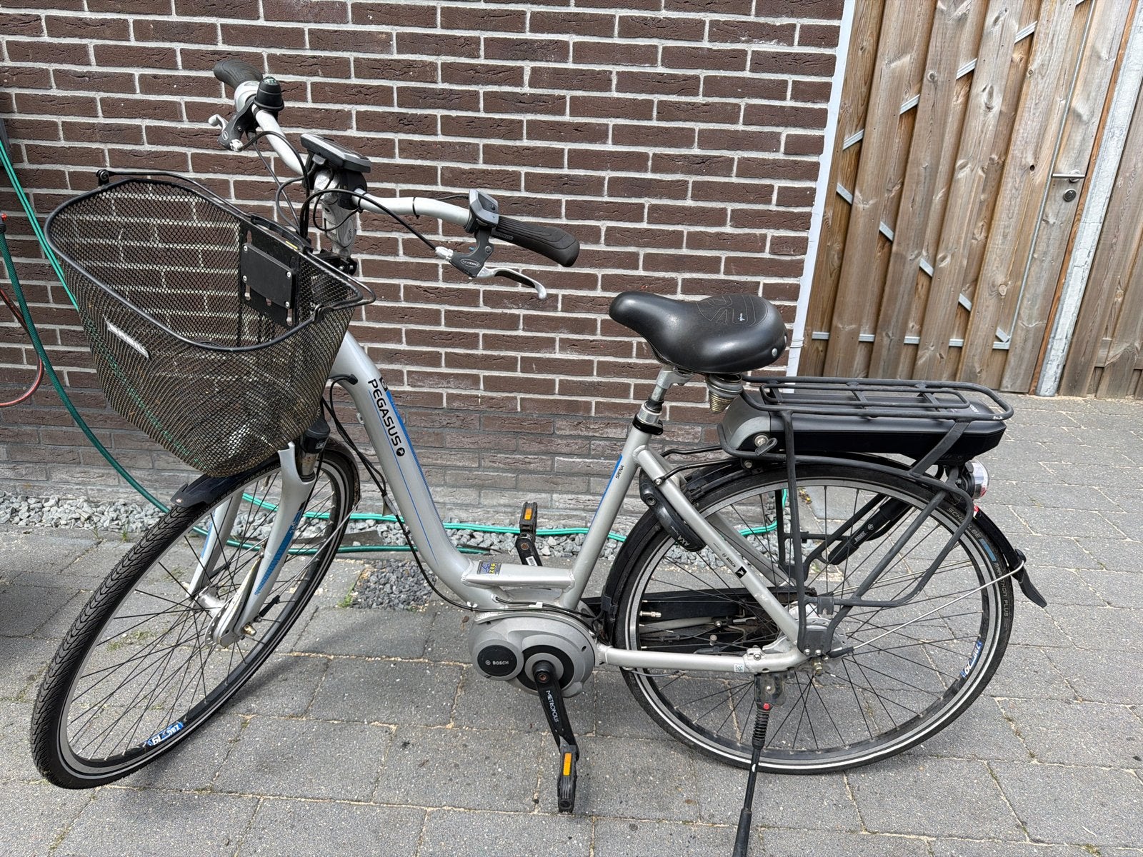 Pegasus elektrische fiets met mand, Fietsen en Brommers, Elektrische fietsen, Overige merken, Gebruikt, Ophalen of Verzenden, 51 tot 55 cm