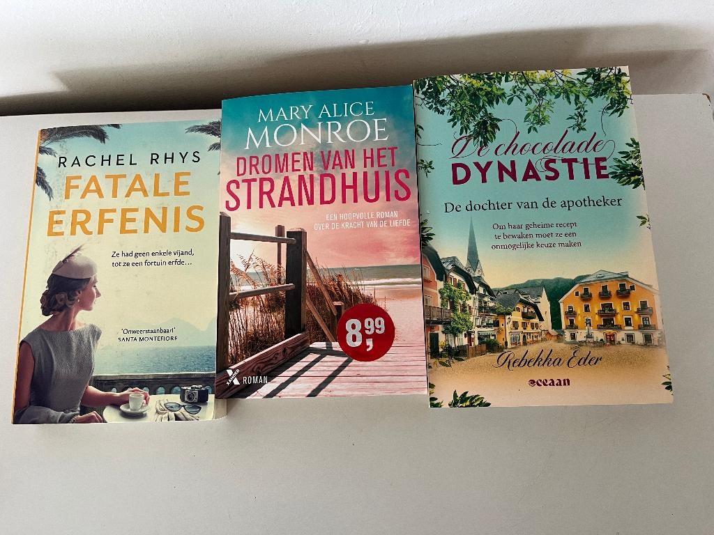 Fatale erfenis - rachel rhys roman + 2 anderen, Ophalen of Verzenden, Gelezen