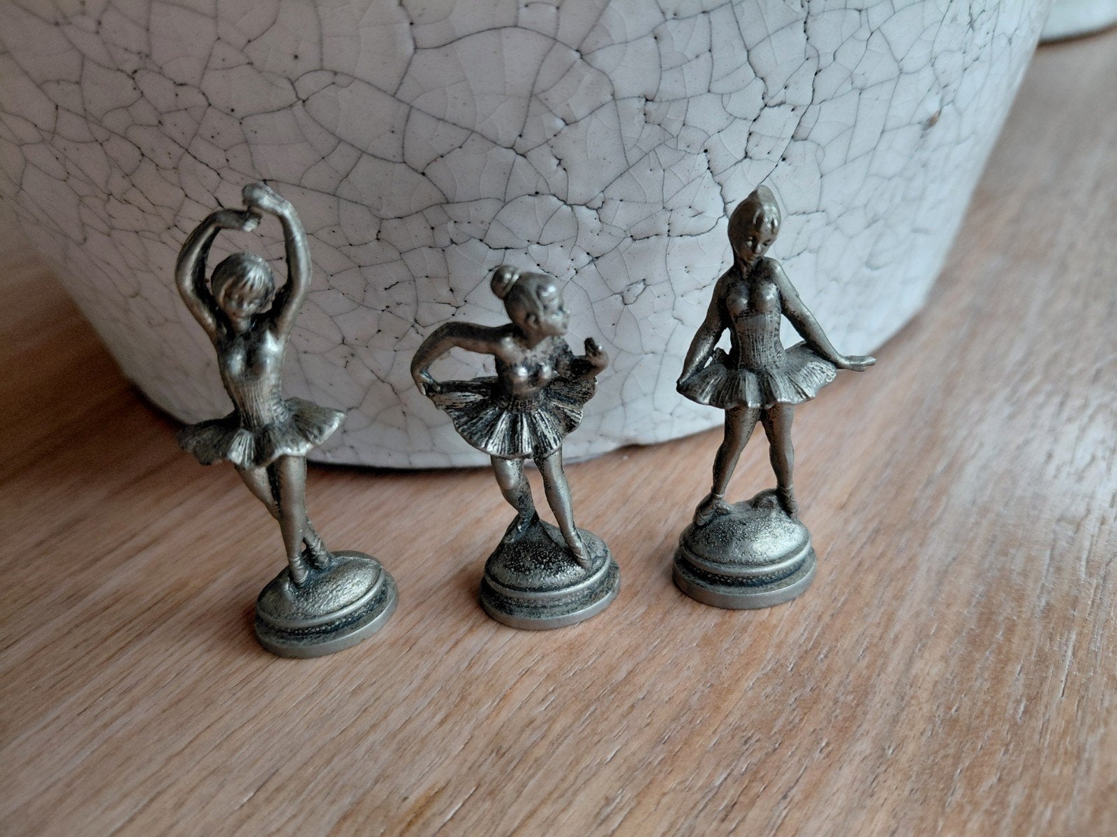 3x Ferrero tin / metalen ballerina's vintage, Antiek en Kunst, Ophalen of Verzenden