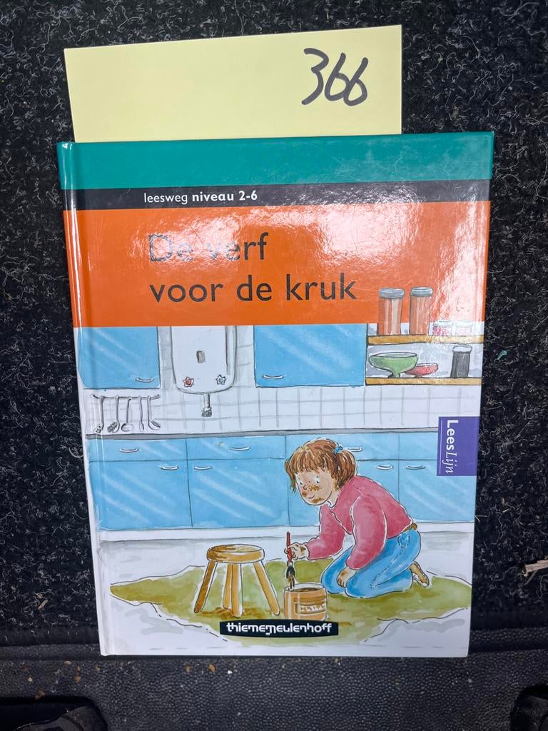 De verf voor de kruk - Leesweg niveau 2-6, Ophalen of Verzenden, Alpha, Zo goed als nieuw, Overige niveaus