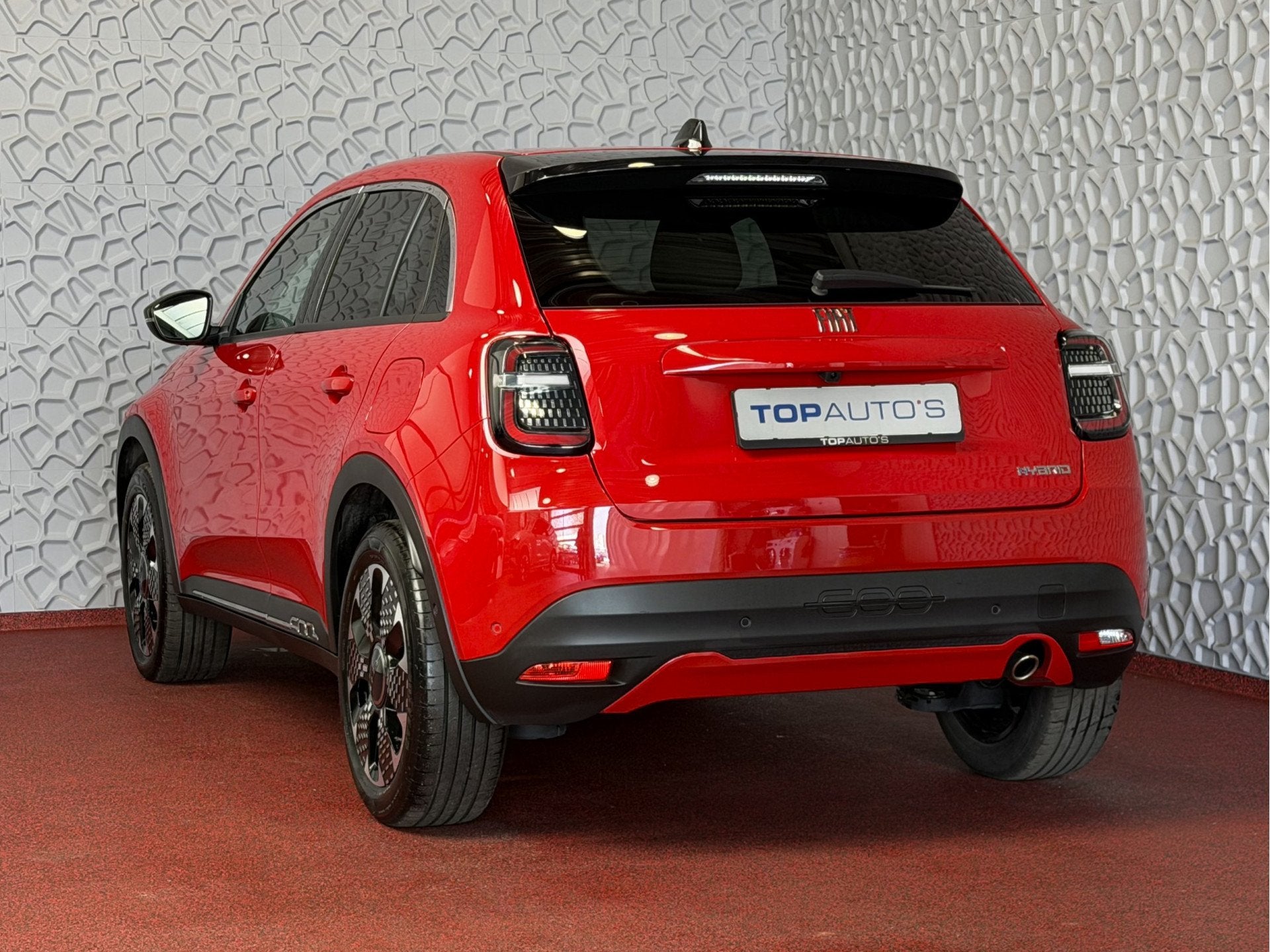 Fiat 600 1.2 HYBRID LA PRIMA STOELVERW. ELEK.KLEP LEER MASSA, Gebruikt, 1199 cc, 620 kg, Hybride Elektrisch/Benzine
