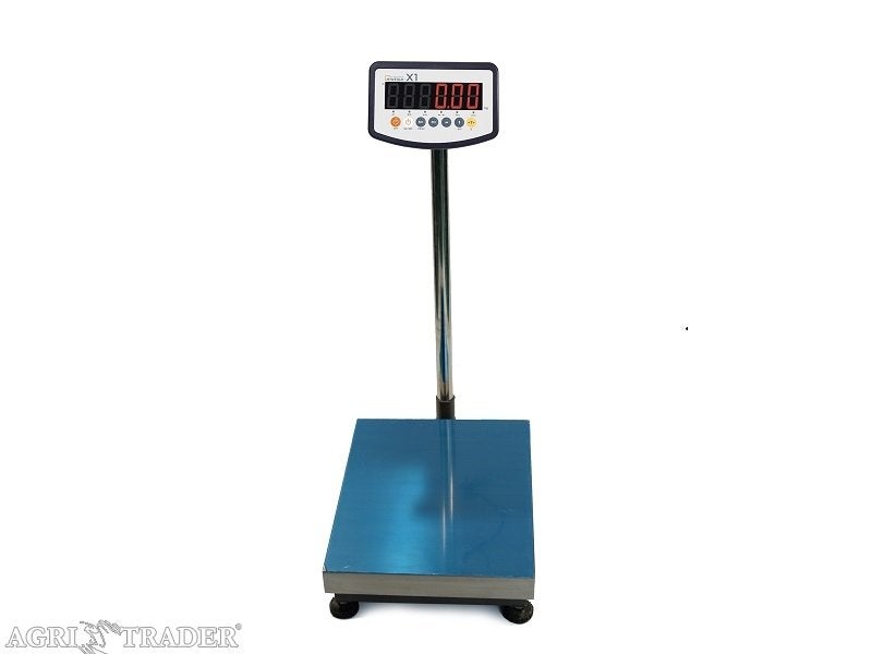 Bankweegschaal 30 x 30 cm 30 kg 5 gram led indicator