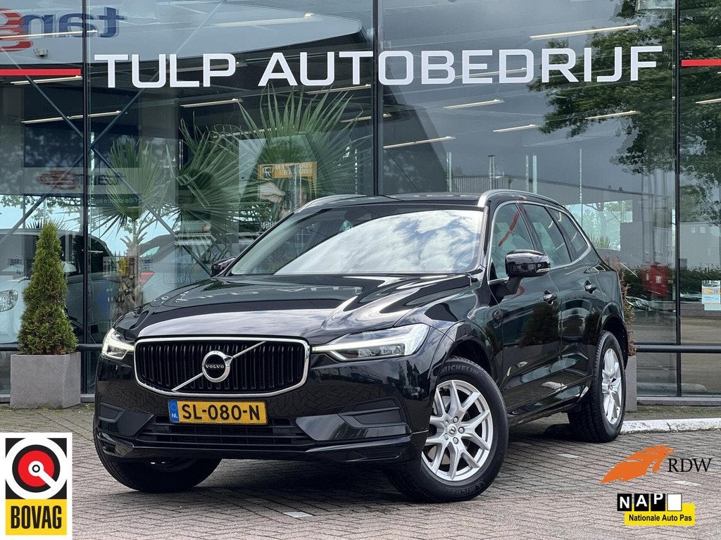 Volvo XC60 2.0 T5 Momentum Automaat Leder NLauto NAP, Auto's, Volvo, Gebruikt, 4 cilinders, Zwart, Bedrijf