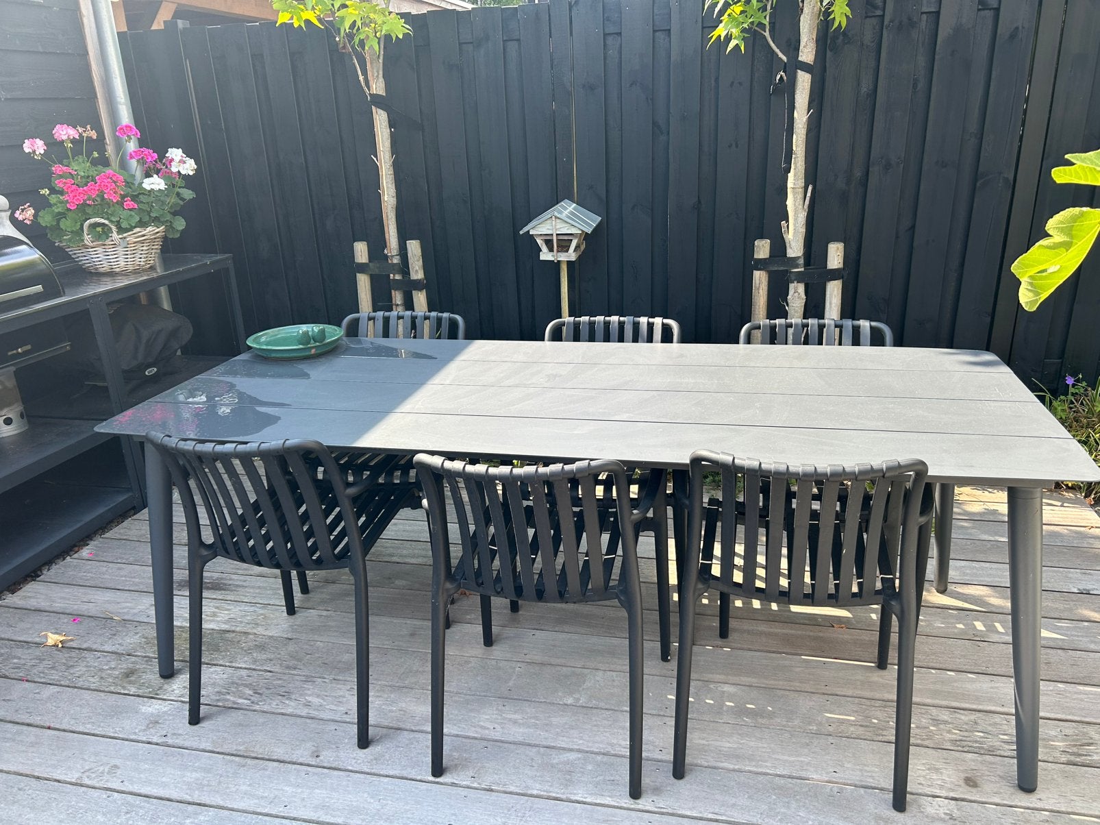 Manifesto Sora aluminium tuintafel, Ophalen, Gebruikt, Eettafel, 6 zitplaatsen