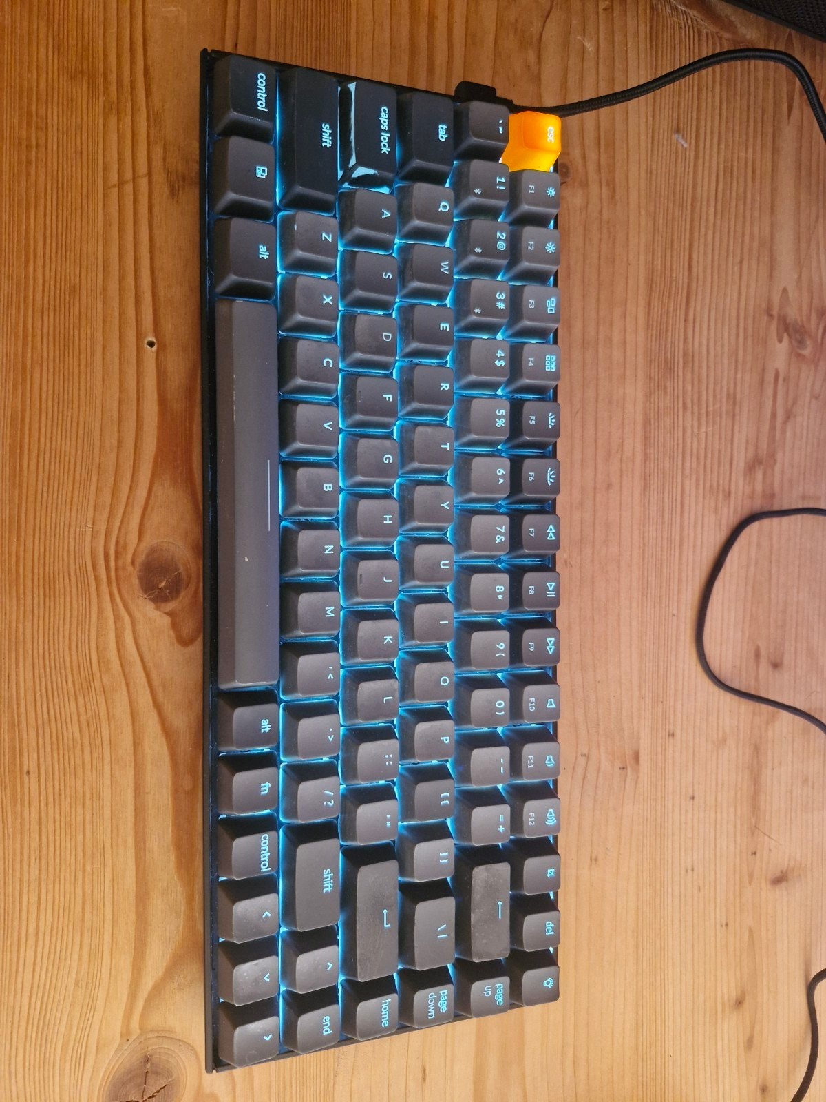 Keychron K2 Draadloos Mechanisch Toetsenbord QWERTY, Ophalen, Keychron, Zo goed als nieuw, Draadloos