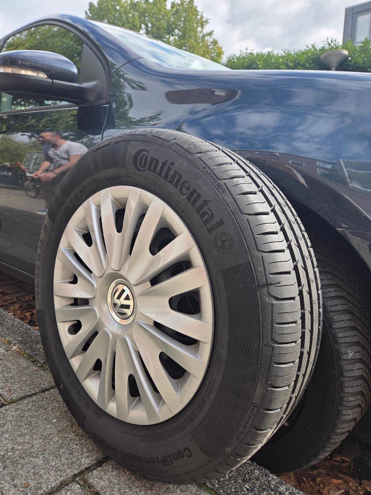 Golf wielen met Continental 15 inch banden 195/65 R15, Auto-onderdelen, Ophalen, Gebruikt, 15 inch, Banden en Velgen