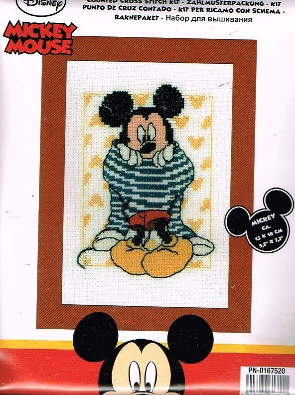 Cado disney borduurpakket, MICKEY MOUSE 520, Ophalen of Verzenden, Nieuw, Handborduren, Borduurpakket