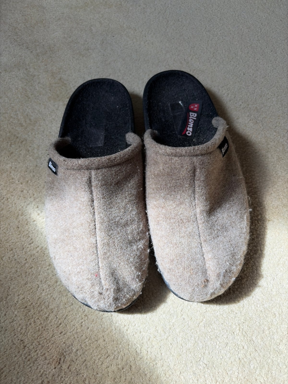 Blonzo Pantoffels - Maat 40 - Zo goed als nieuw, Ophalen of Verzenden, Zo goed als nieuw, Beige, Pantoffels of Sloffen