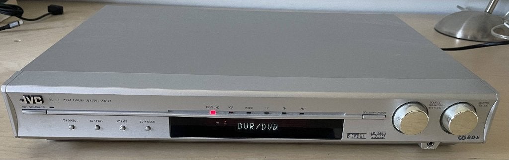 JVC RX-E11 Home Cinema Receiver Dolby DTS, Gebruikt, JVC, Ophalen of Verzenden, 60 tot 120 watt