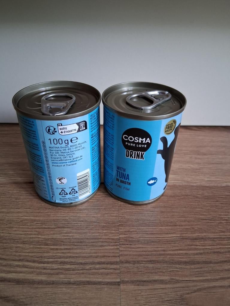 5 x Cosma drink Tuna voor katten, Dieren en Toebehoren, Ophalen of Verzenden