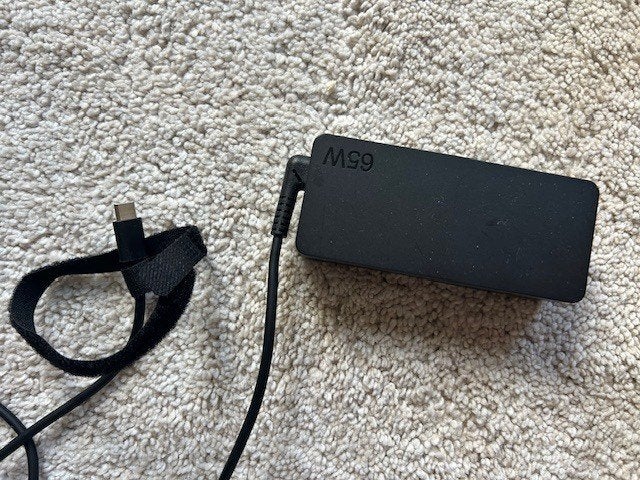 Lenovo USB-C oplader 65W laptop adapter 20V origineel, Computers en Software, Ophalen of Verzenden, Gebruikt