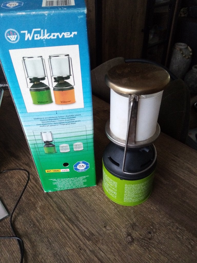 Campinglamp op gas, Caravans en Kamperen, Ophalen of Verzenden, Gebruikt