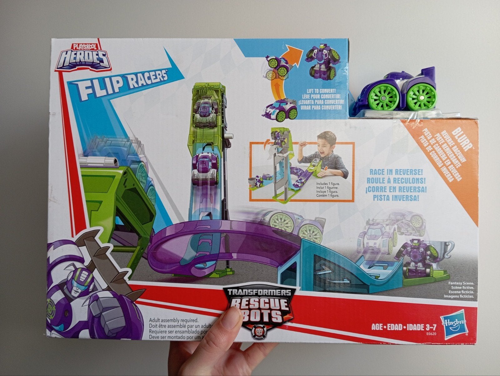 Transformers Rescue Bots Flip Racers Speelset racebaan, Ophalen of Verzenden, Nieuw