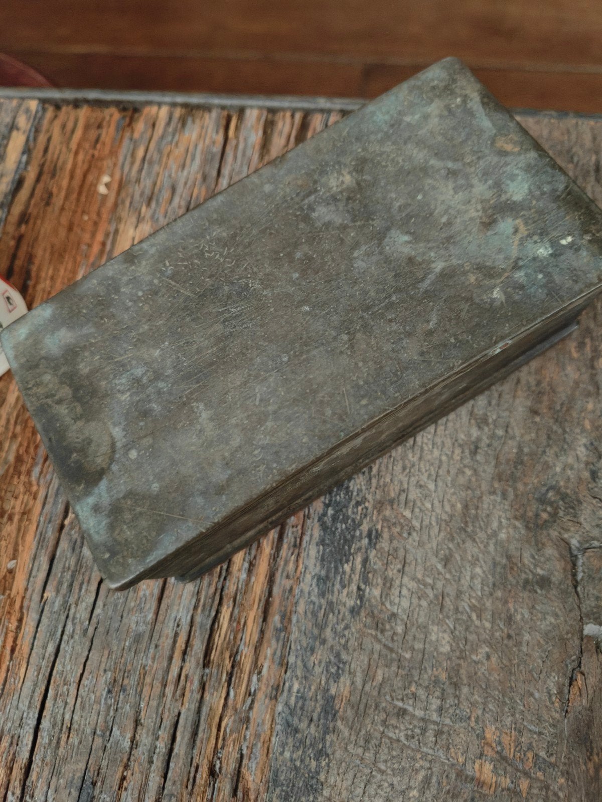 Zwaar bronzen kistje.., Ophalen of Verzenden, Brons