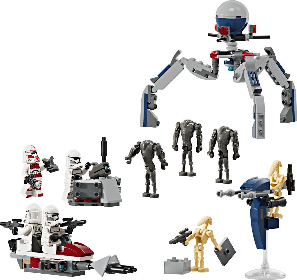 LEGO Star Wars 75372 Clone Trooper & Battle Droid BattlePack, Star Wars, Lego, Nieuw, Ophalen of Verzenden