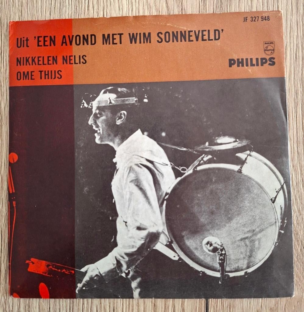 Wim Sonneveld single Nikkelen Nelis, Gebruikt, 7 inch, Single, Ophalen of Verzenden