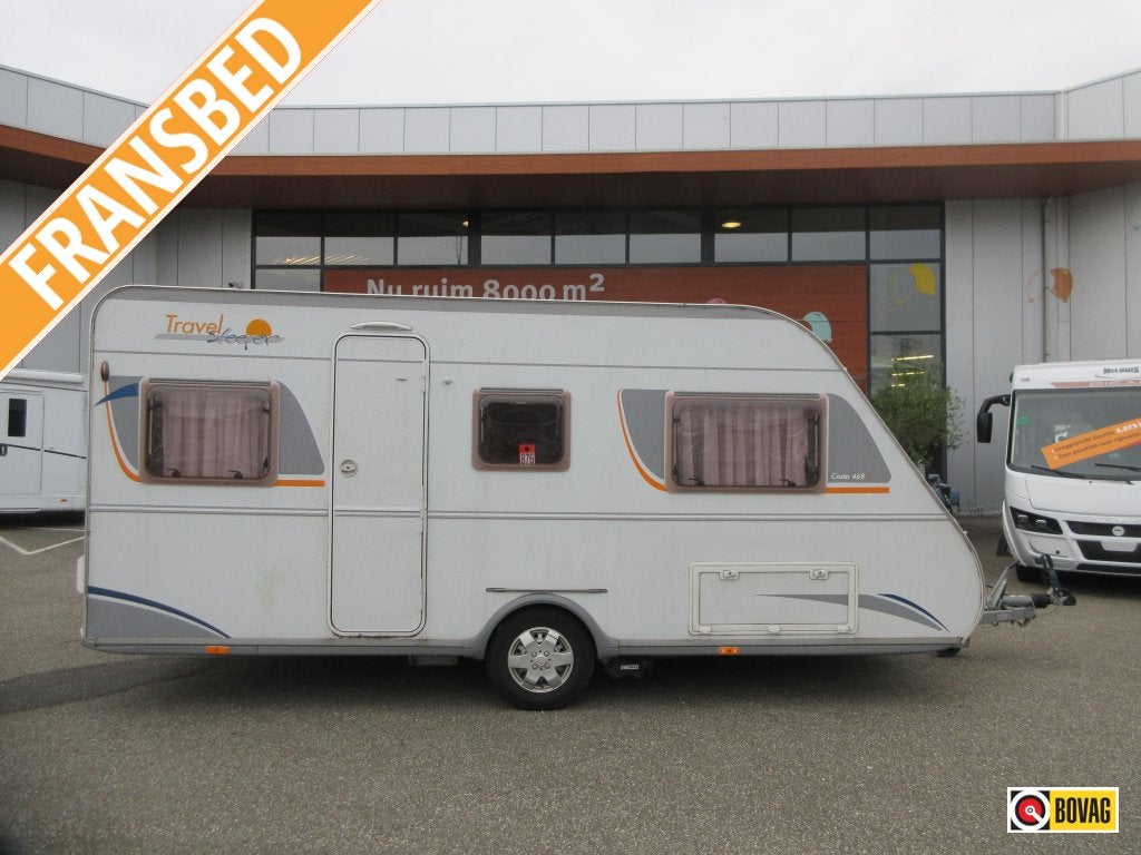 Dethleffs Travel Sleeper 468 MOVER, ZGN MONDIAL LUIFEL, Caravans en Kamperen, Schokbreker, Rondzit, Lengtebed, 750 - 1000 kg