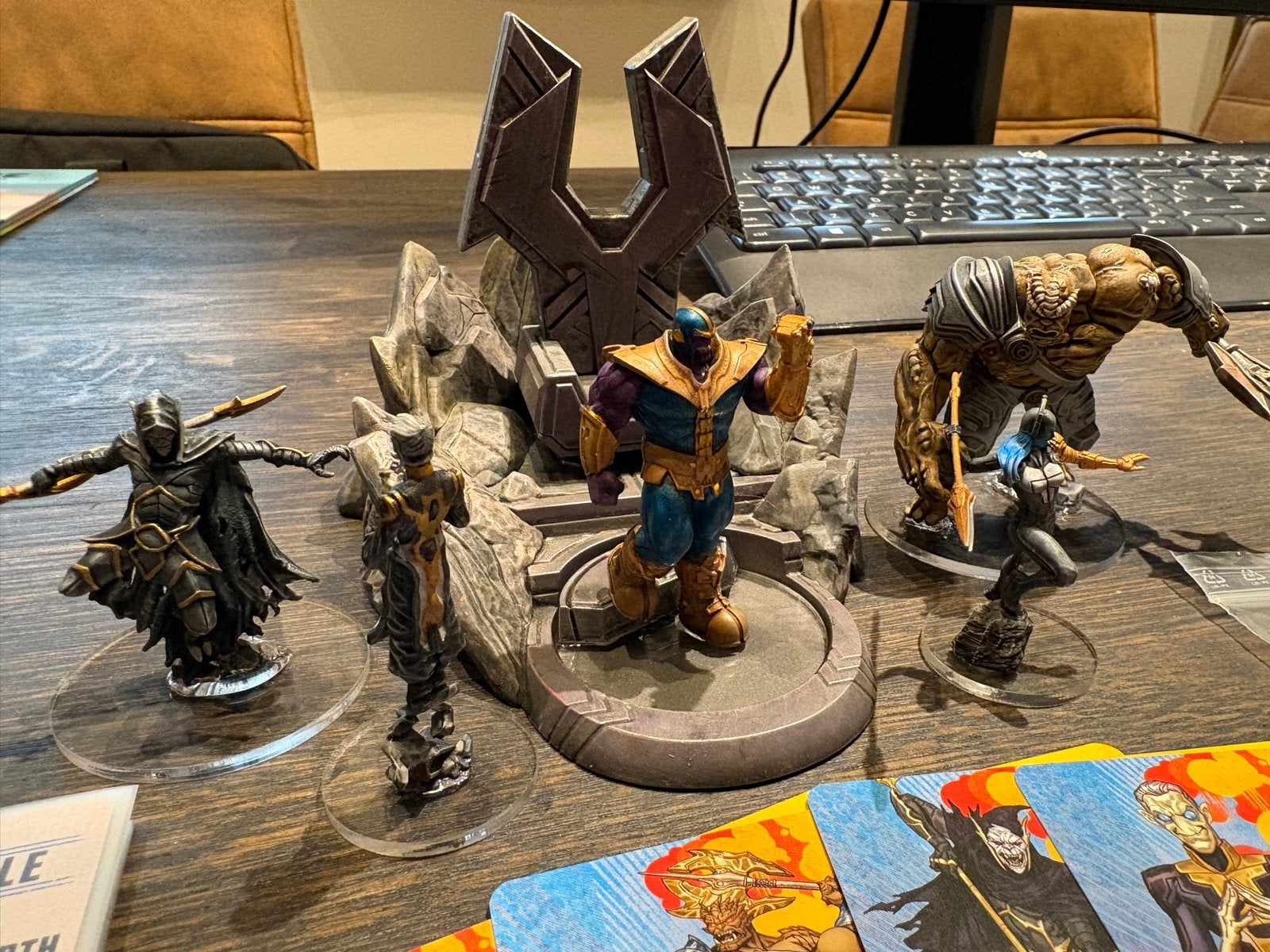 Marvel Crisis Protocol - Black Order set, Ophalen of Verzenden, Zo goed als nieuw, Groter dan 1:35, Figuur of Figuren