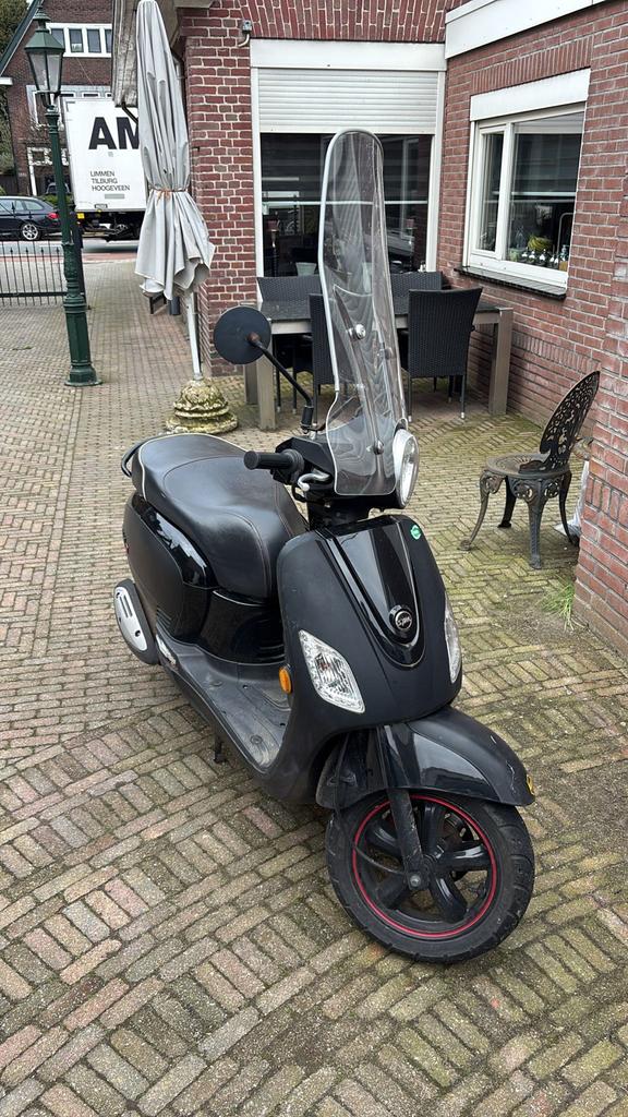 Sym Fiddle 3 Sport Scooter - Zwart geel kenteken, Ophalen, Gebruikt, Maximaal 45 km/u, Benzine