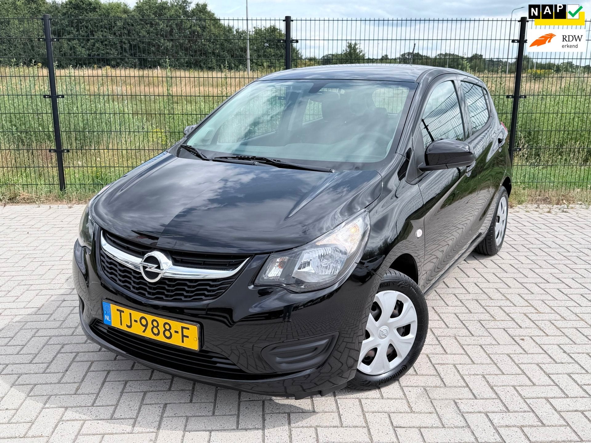 Opel KARL 1.0 ecoFLEX Edition Airco | Bluetooth | Cruise Con, Auto's, Voorwielaandrijving, 839 kg, Stof, Zwart