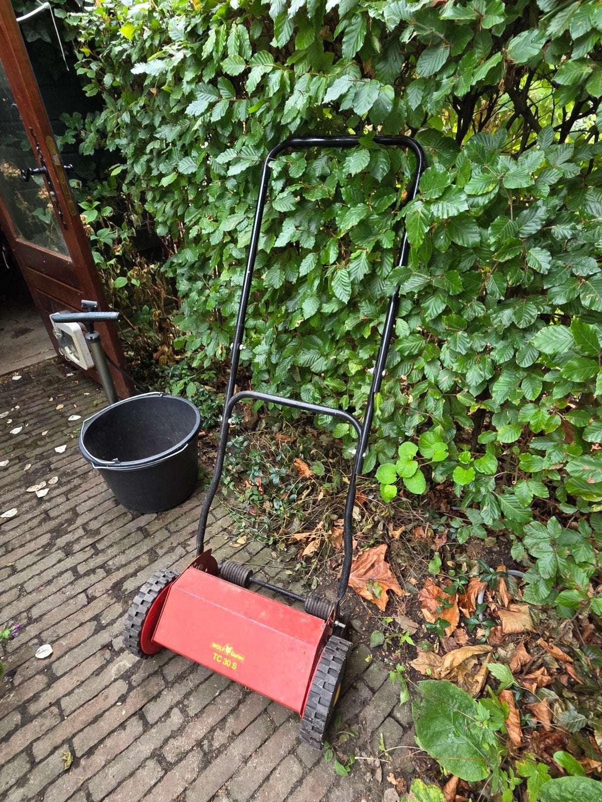 Gratis op te halen: Wolf grasmaaier, Handgrasmaaier, Ophalen of Verzenden, 50 cm of meer, Kooimesmaaier