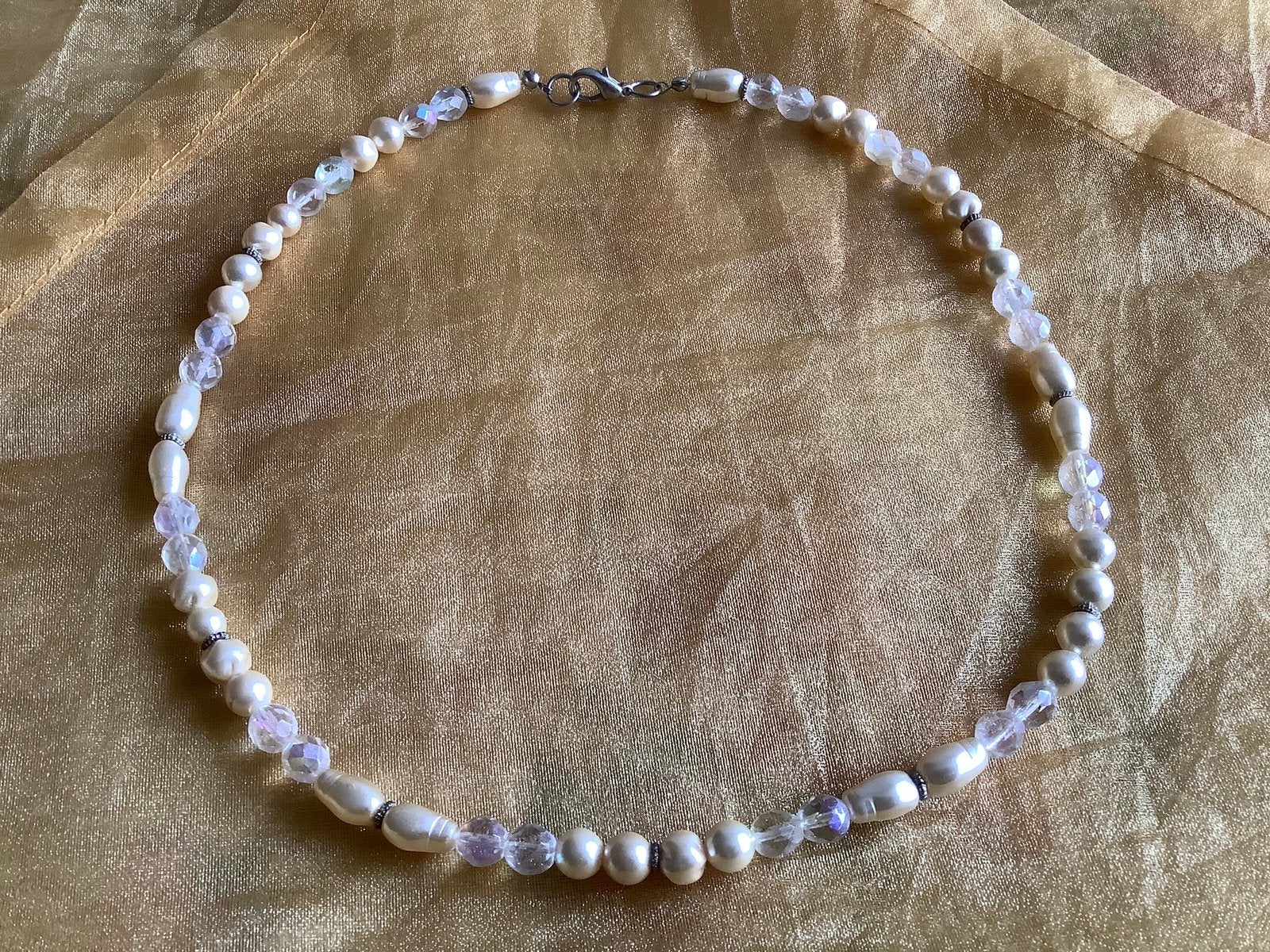 Ketting.     echte. Stenen/ parels. diverse!, Verzenden, Nieuw, Steen of Mineraal