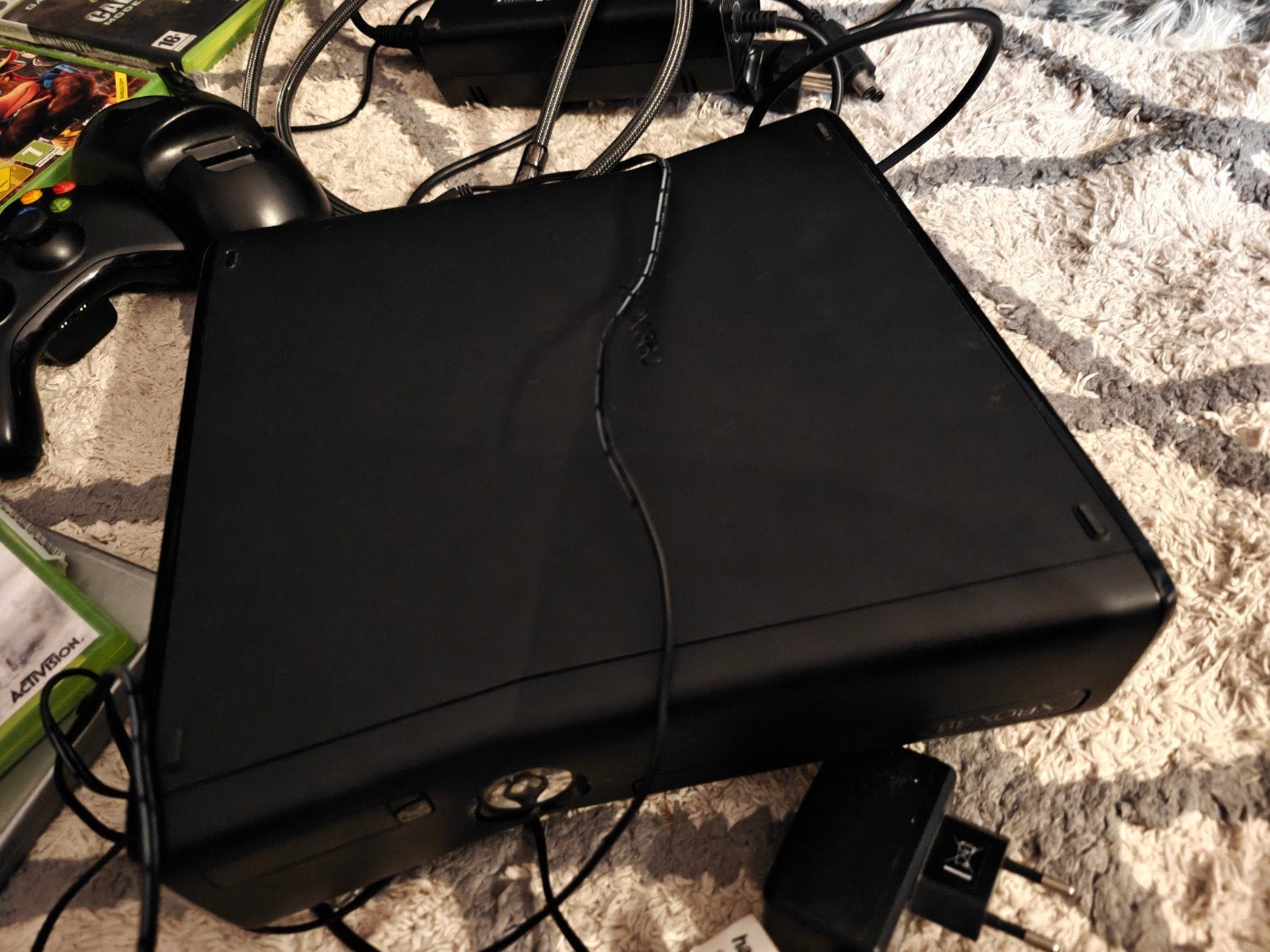 Xbox 360 met games en controller, Avontuur en Actie, Gebruikt, Vanaf 18 jaar, 1 speler