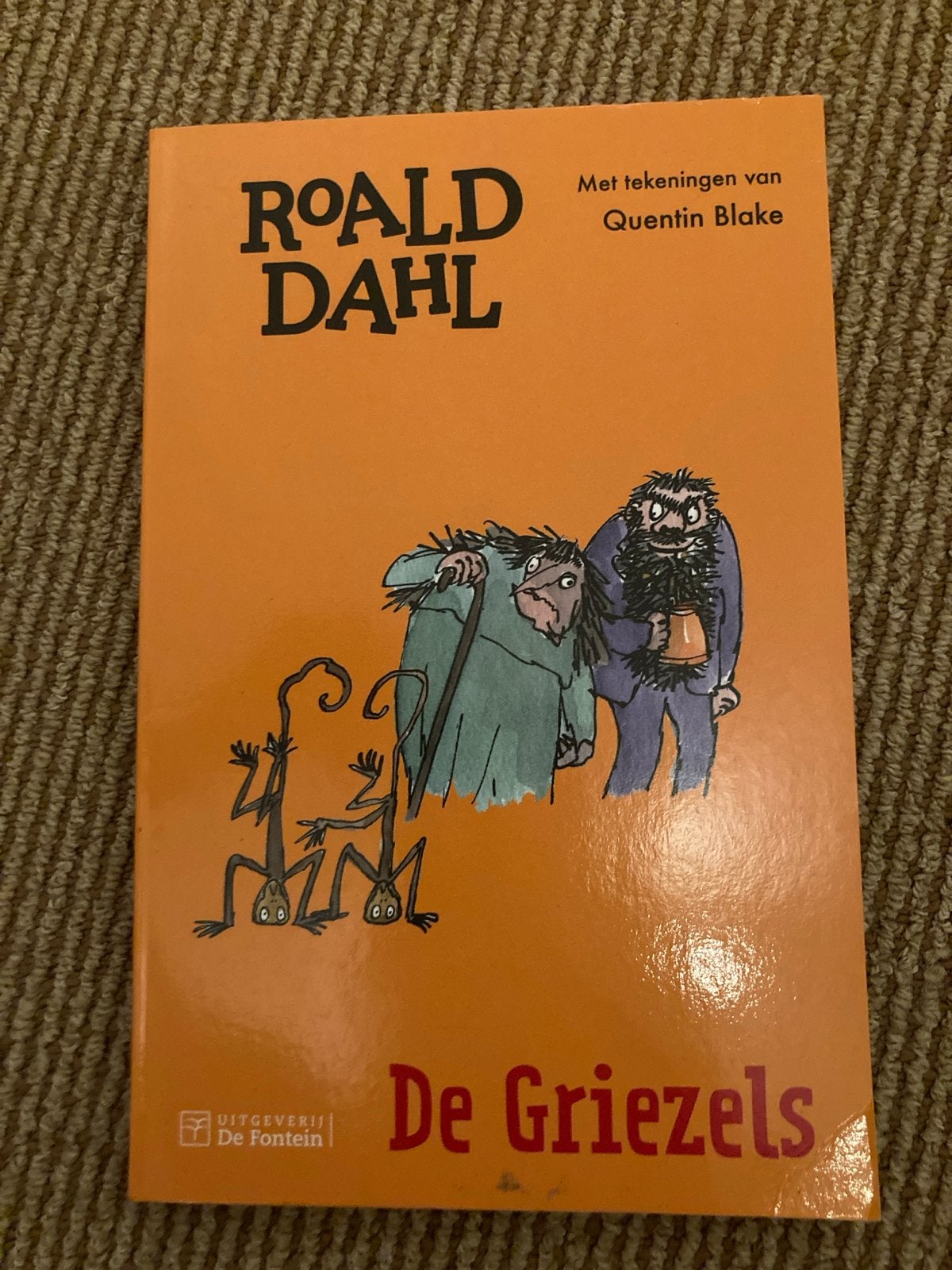 De Griezels - Roald Dahl (met tekeningen van Quentin Blake), Ophalen of Verzenden, Zo goed als nieuw, Fictie algemeen
