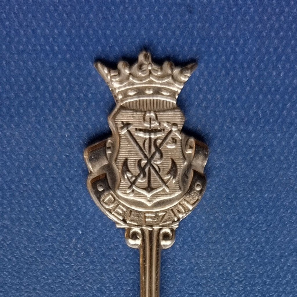 verzilverd lepeltje Delfzijl (Zilverstad), Ophalen of Verzenden
