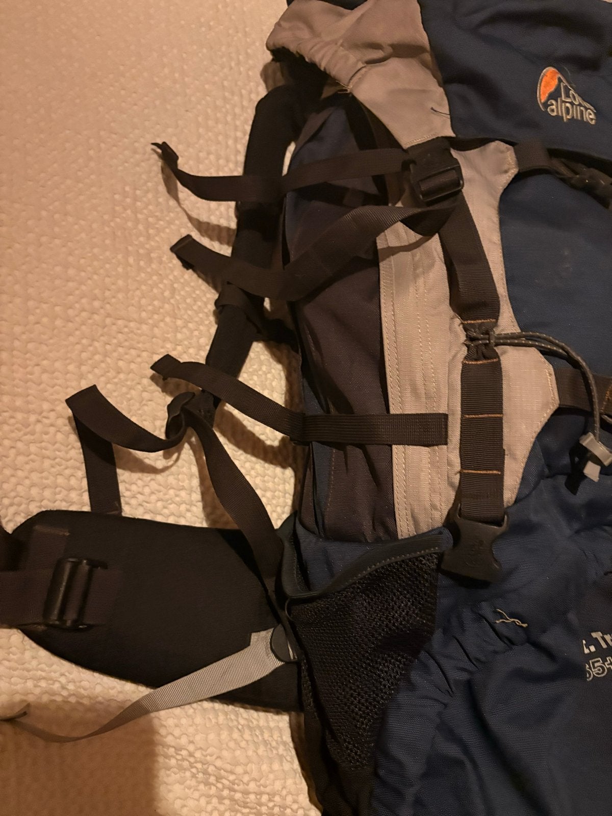 Lowe Alpine Backpack 65 + 15 - Wereldreiziger in topstaat!, Ophalen, Zo goed als nieuw, Rugzak