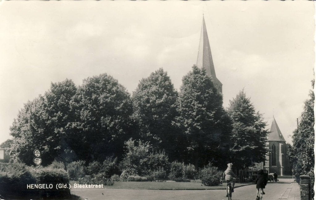 Hengelo  Gld   Bleekstraat, Verzamelen, Ophalen of Verzenden, 1940 tot 1960, Gelopen, Gelderland