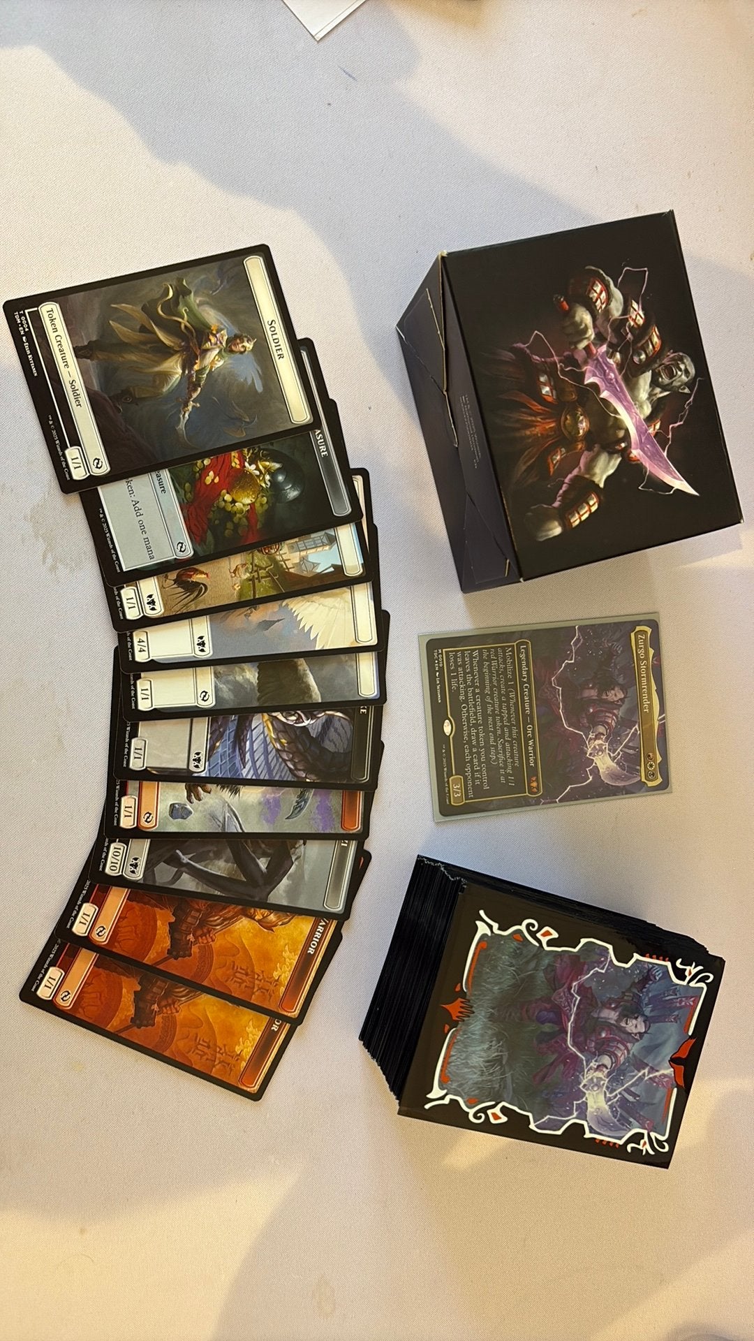 Mardu Surge commander deck, Ophalen of Verzenden, Zo goed als nieuw, Speeldeck