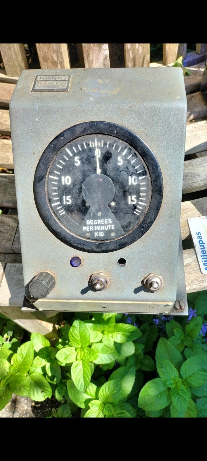 Rate-Of-Turn Indicator uit jaren '50, Ophalen of Verzenden