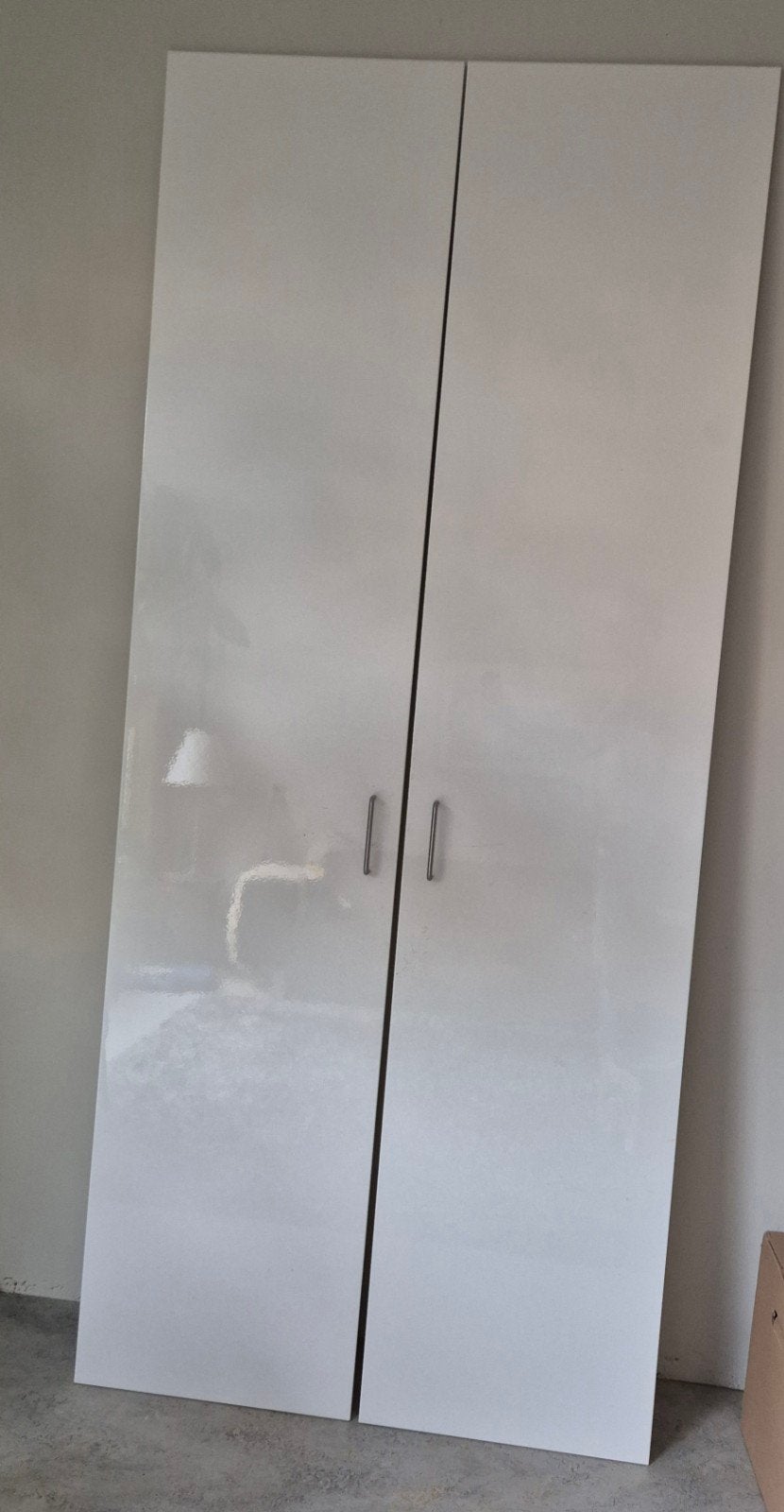 IKEA Pax kastdeuren wit lak 49,5 x 230 cm, Ophalen, Overige materialen, Minder dan 50 cm, 200 cm of meer