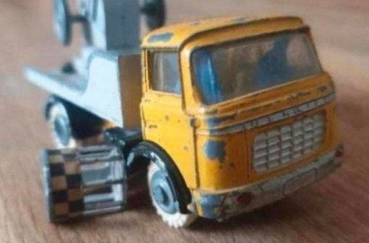 Berliet GAK hoogwerker –FJ France-zeldzaam Frans schaalmodel, Ophalen of Verzenden, Gebruikt, Bus of Vrachtwagen, Overige merken