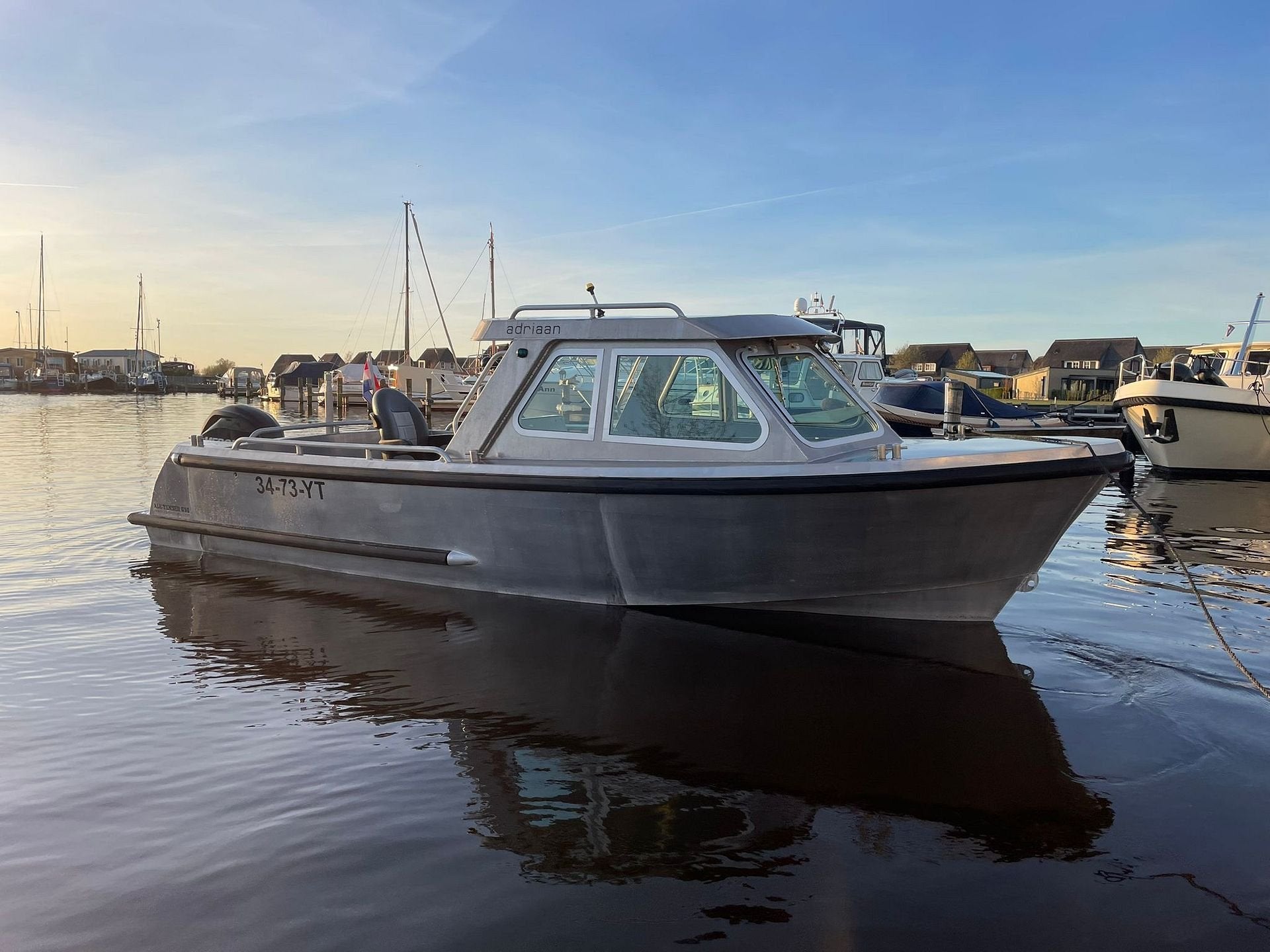 Van vossen alu tender 650 mercury 115pk efi