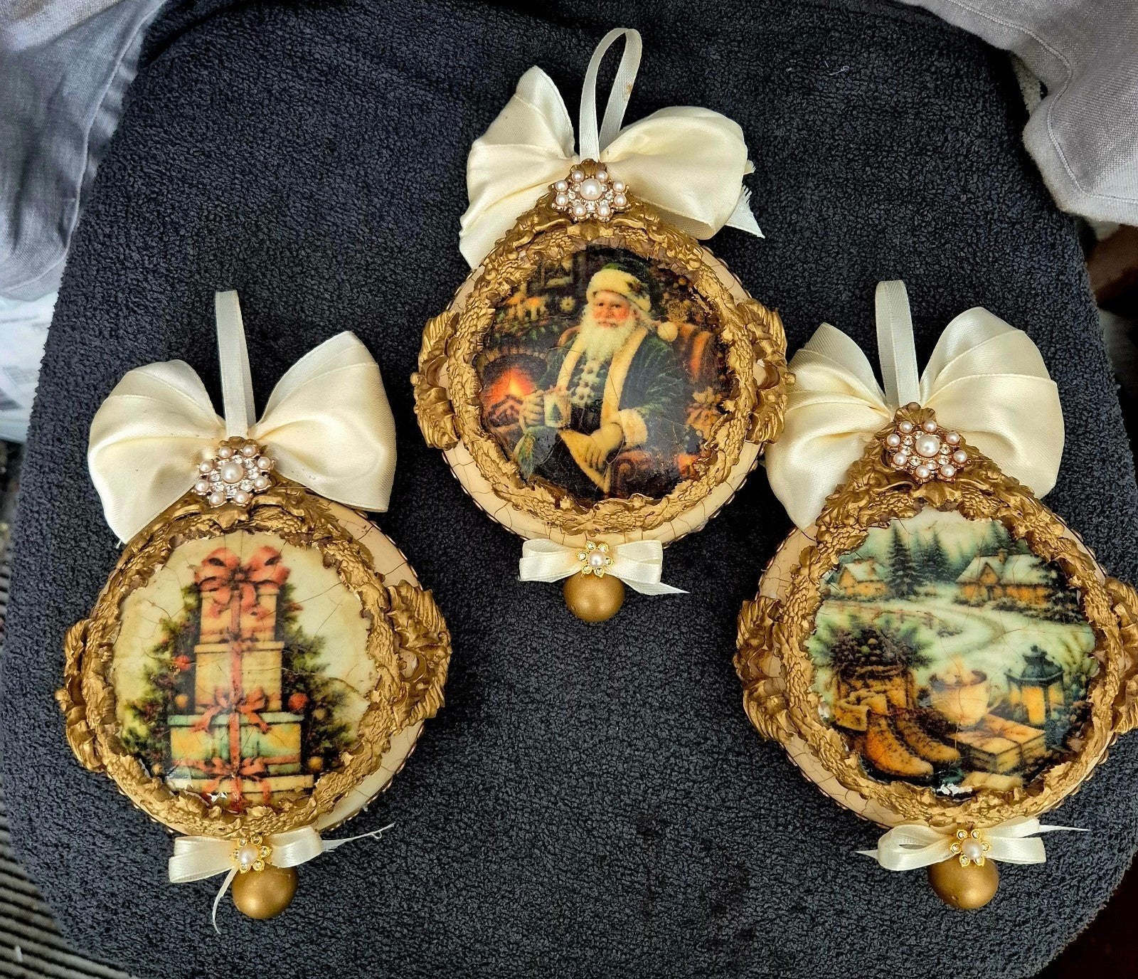 Handgemaakte kerstballen, naar wens gemaakt., Ophalen of Verzenden