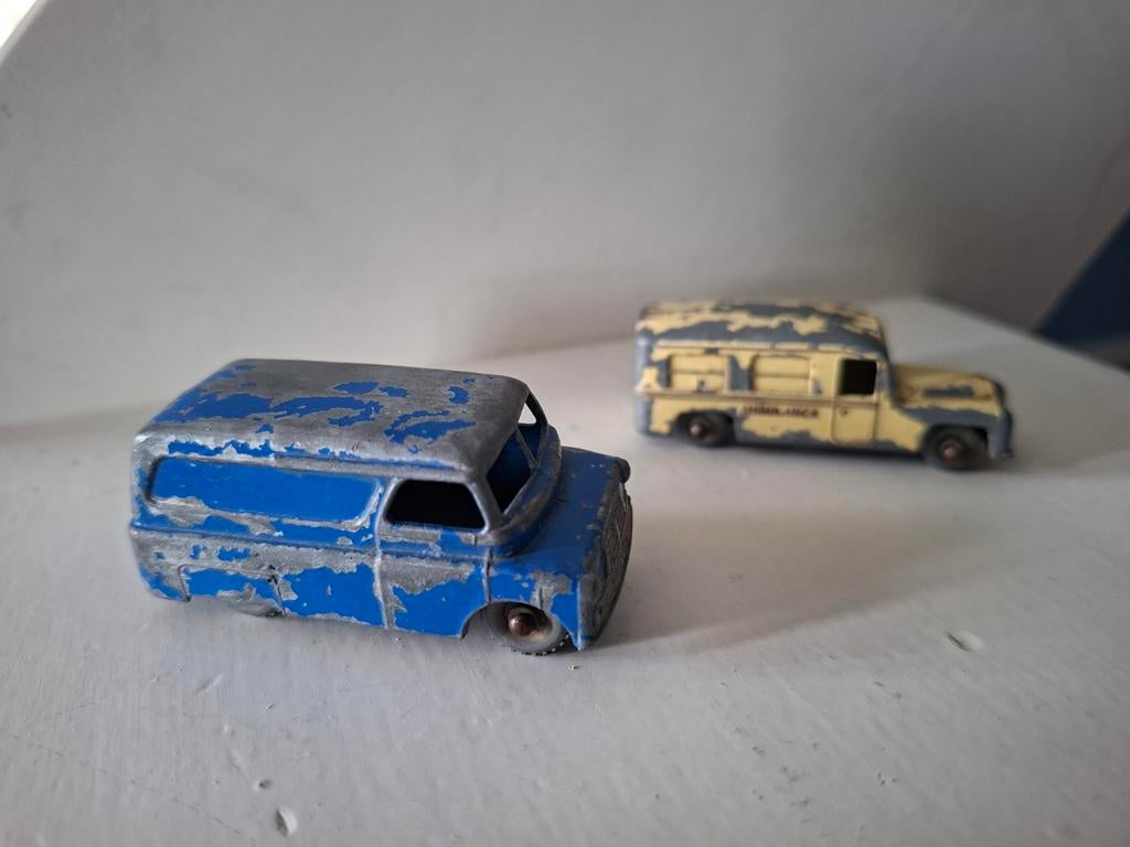 Lesney Matchbox Vintage Auto Daimler Ambulance/ Dunlop, Ophalen of Verzenden, Gebruikt, Auto