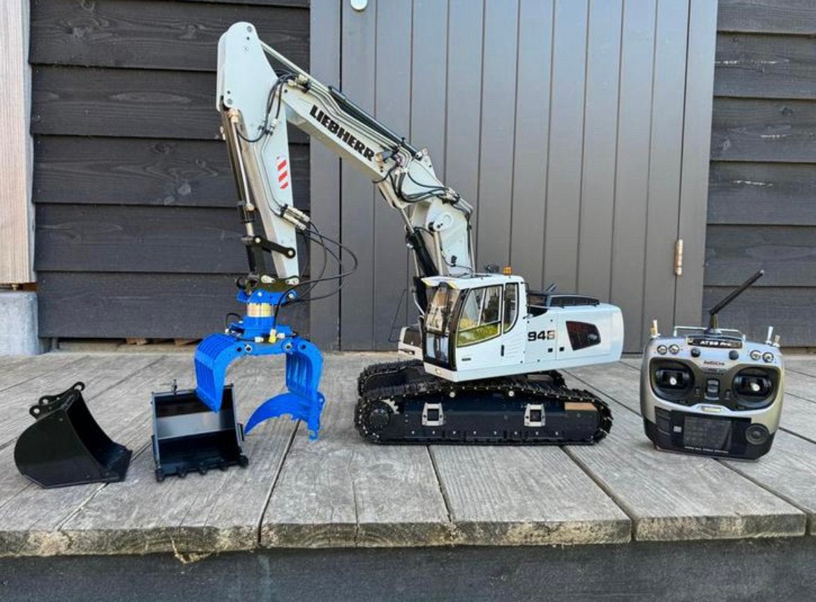 MTRC Liebherr 946 Hydraulische Graafmachine 1:14, Hobby en Vrije tijd, Ophalen, Zo goed als nieuw