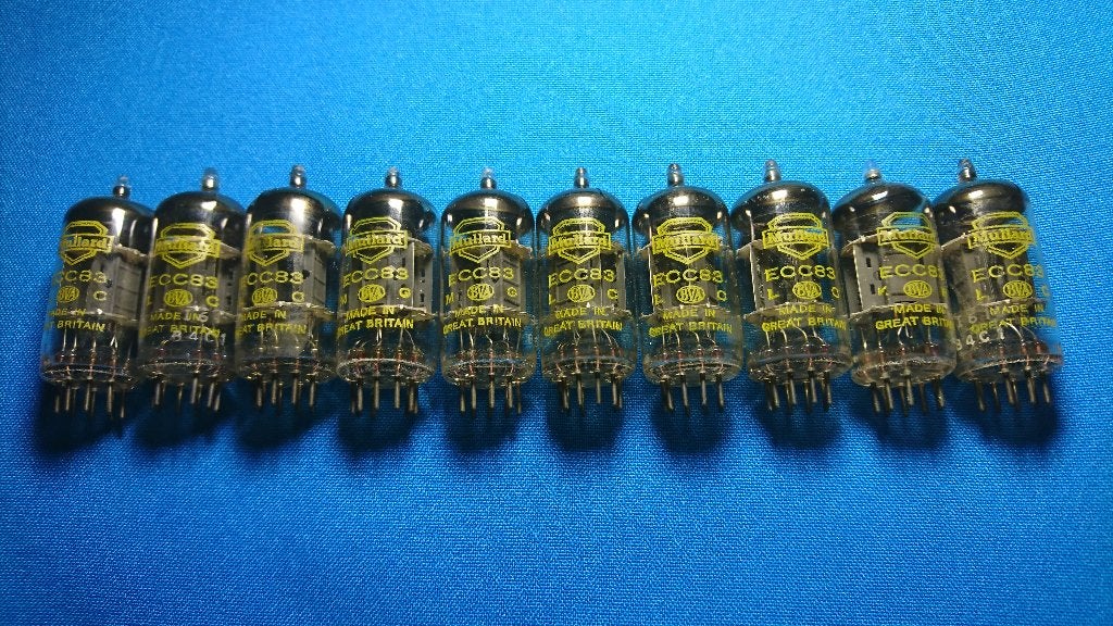 Mullard ECC83 Yello Logo, Ophalen of Verzenden