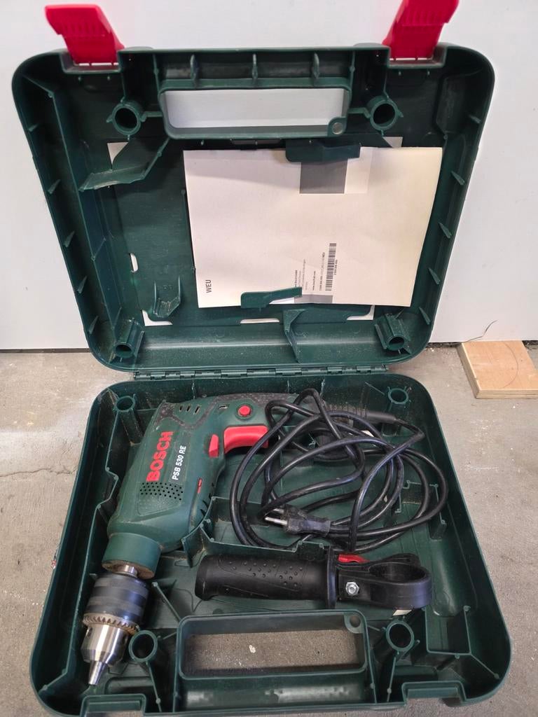 Bosch PSB 530 RE Klopboormachine - Zo goed als nieuw, Ophalen of Verzenden, Zo goed als nieuw