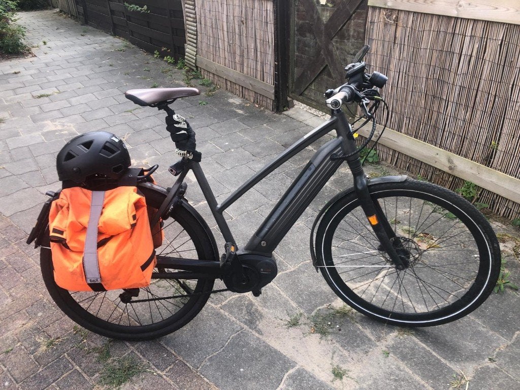 Elektrische fiets met twee opladers, Ophalen, Gebruikt, 59 cm of meer, 50 km per accu of meer