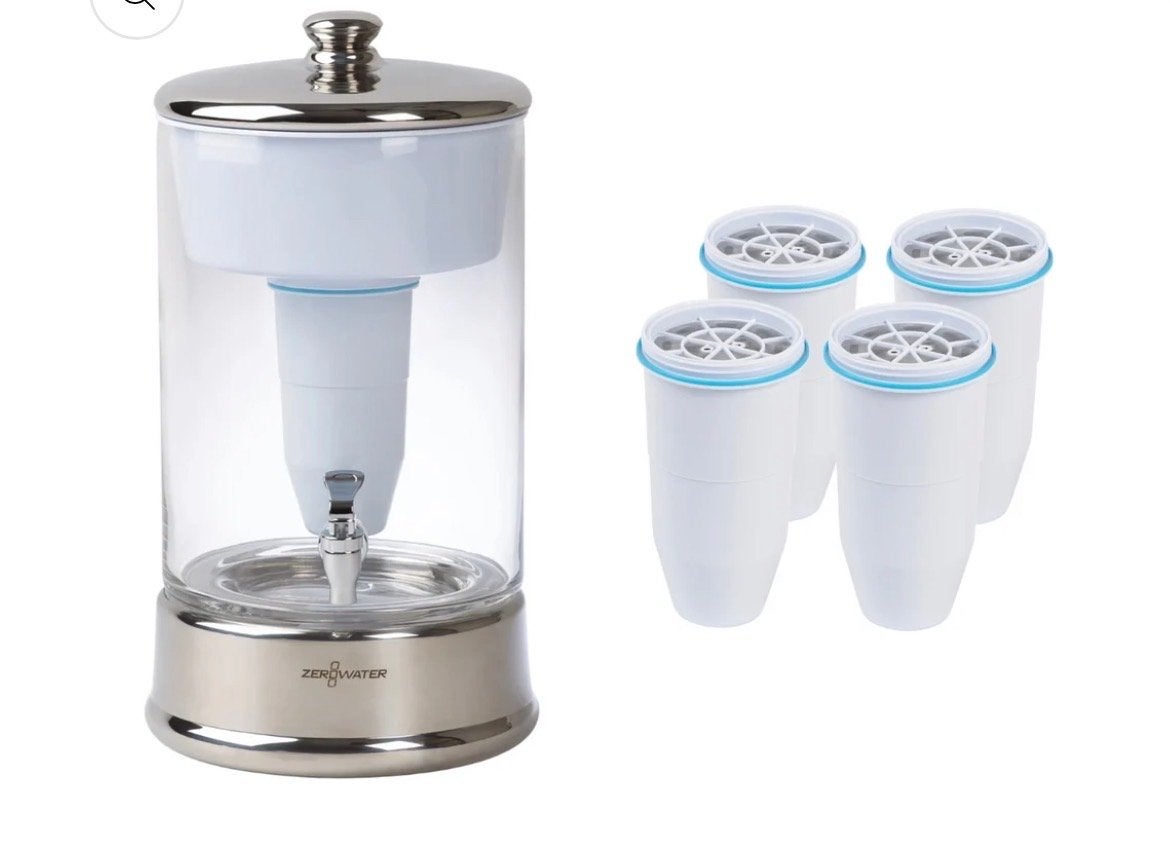 ZeroWater waterfilterkan met 4 extra filters, Ophalen of Verzenden, Nieuw