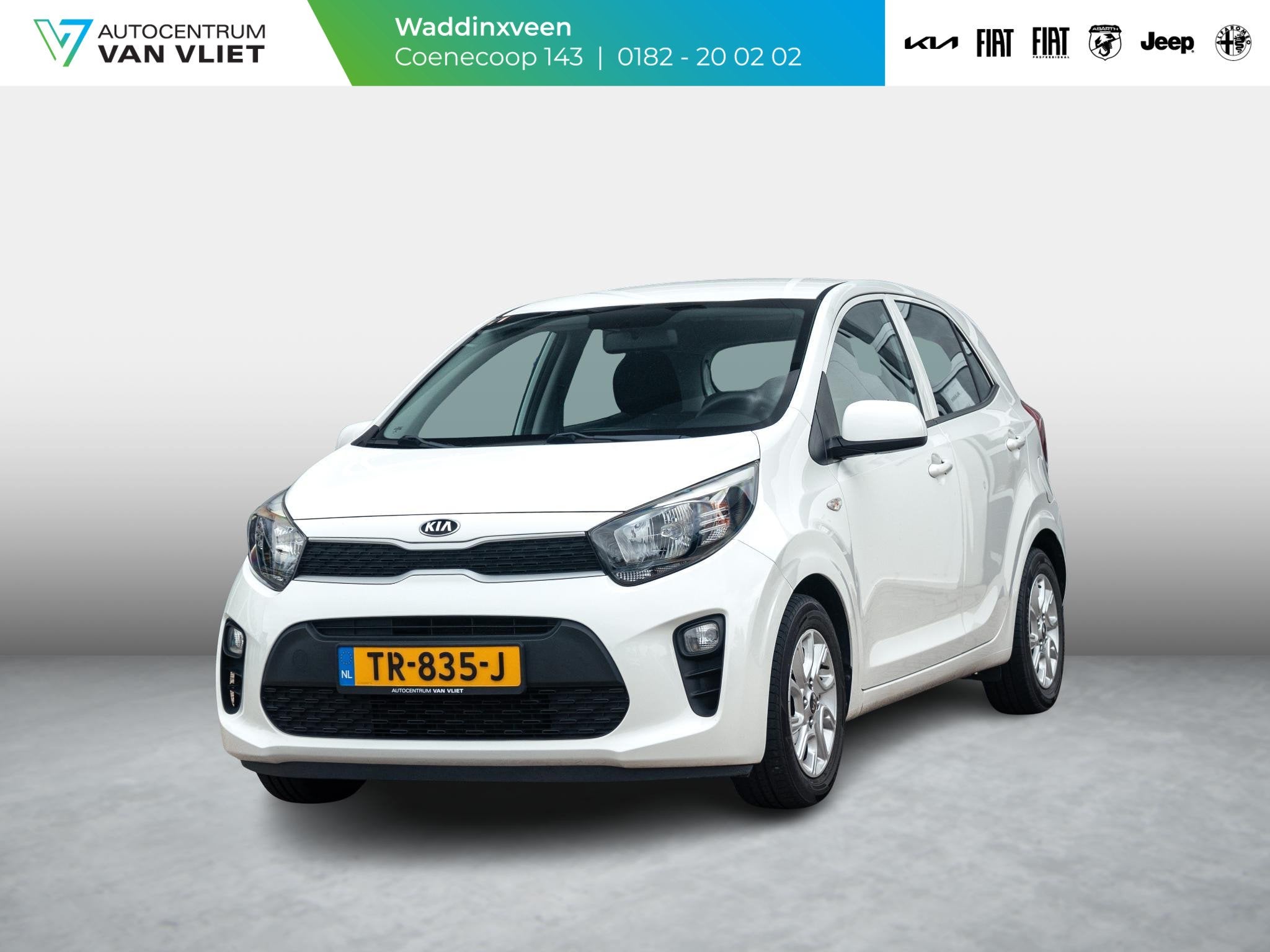 Kia Picanto 1.0 CVVT EconomyPlusLine | Airco | Lichtmetalen, Auto diversen, Kia, Wit, Handgeschakeld, Info@kia-autolease.nl