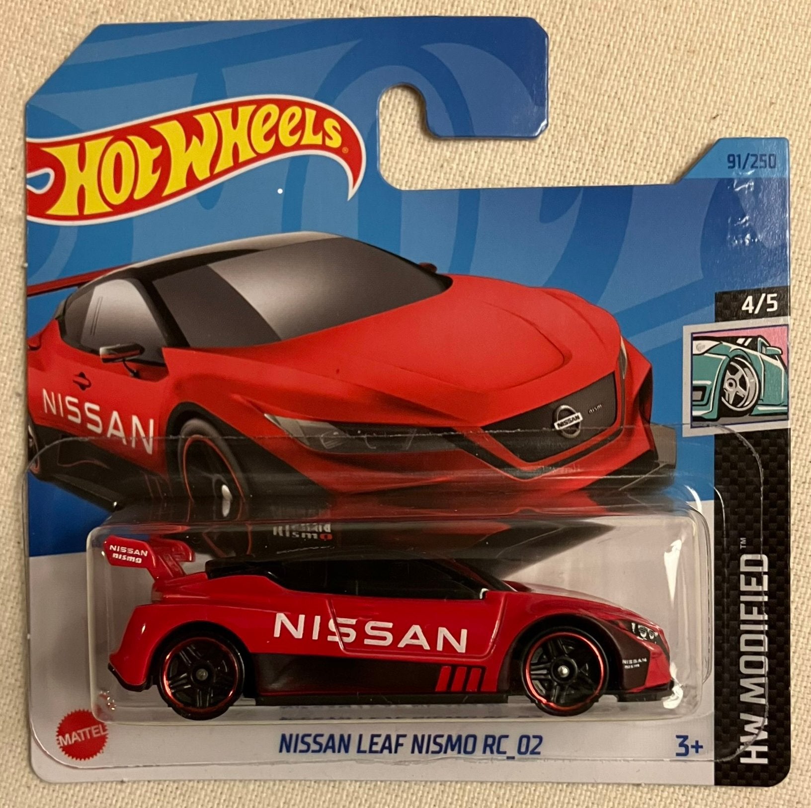 Hot Wheels Nissan Leaf Nismo RC_02 Hotwheels, Hobby en Vrije tijd, Modelauto's | Overige schalen, Ophalen of Verzenden, Nieuw