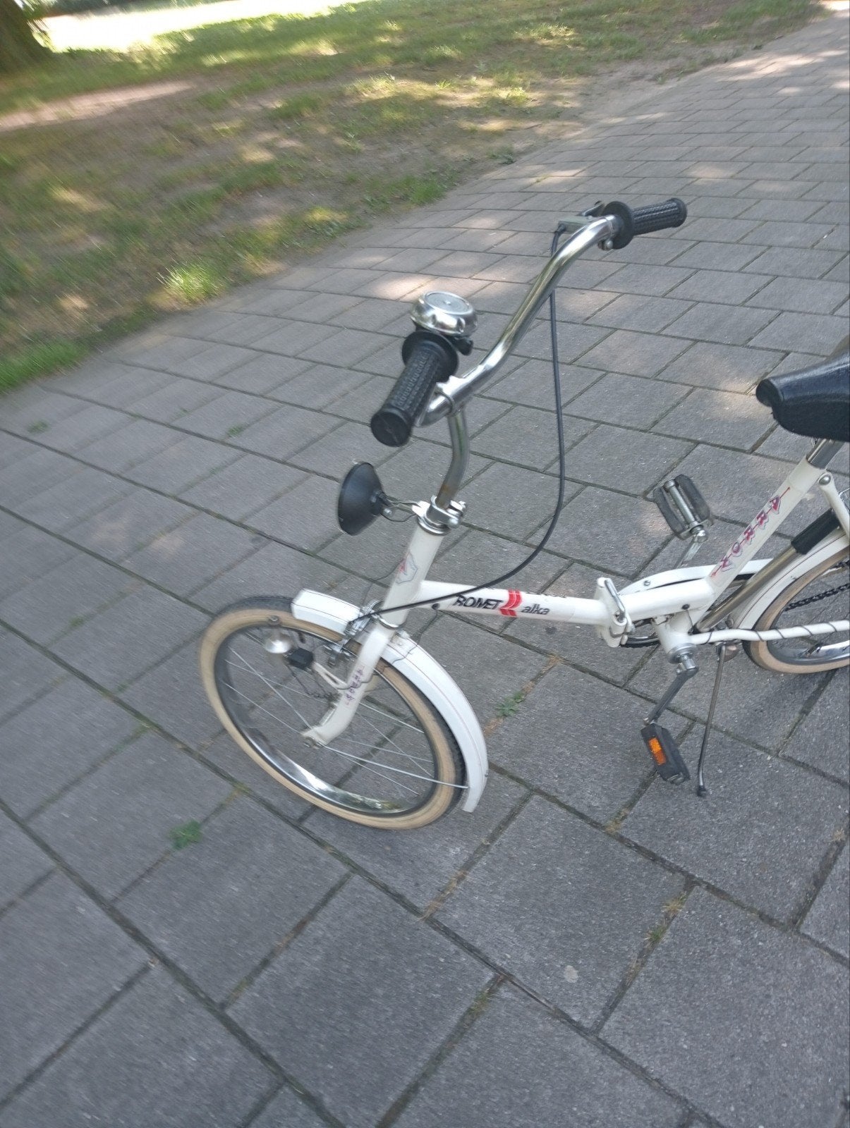 Romet Alka vouwfiets - Wit, 20 inch, Overige merken, 20 inch of meer, Gebruikt, Velgrem