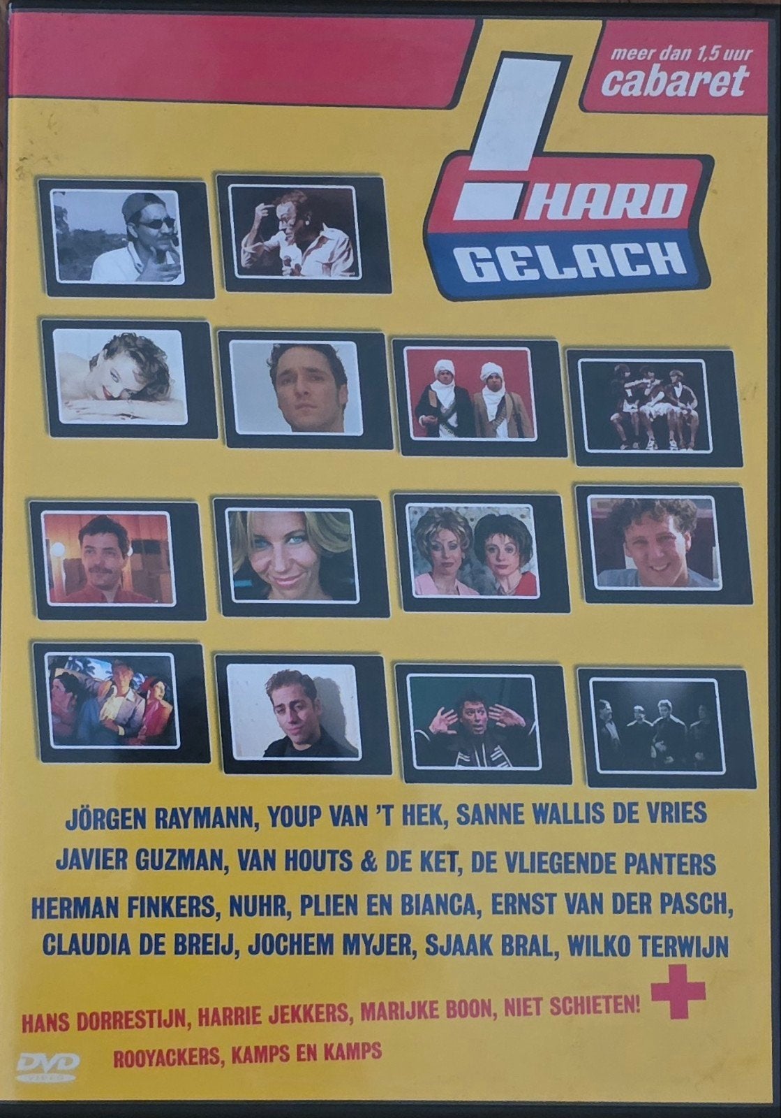 Hard Gelach - Meer dan 1,5 uur cabaret, o.a. Dikkie Dik, Cd's en Dvd's, Dvd's | Cabaret en Sketches, Bert Visscher, Alle leeftijden
